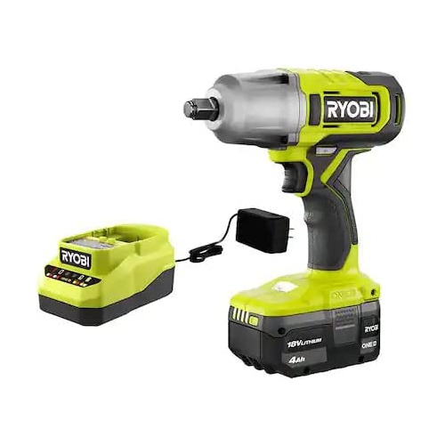 Ryobi One   Kit De Llave De Impacto Inalámbrica De 18 V De 1