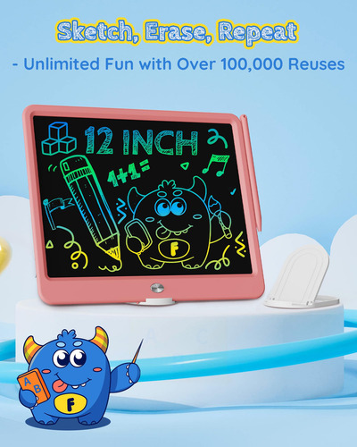 Ea Tableta De Escritura Lcd Tekfun De 12 Pulgadas For Niños