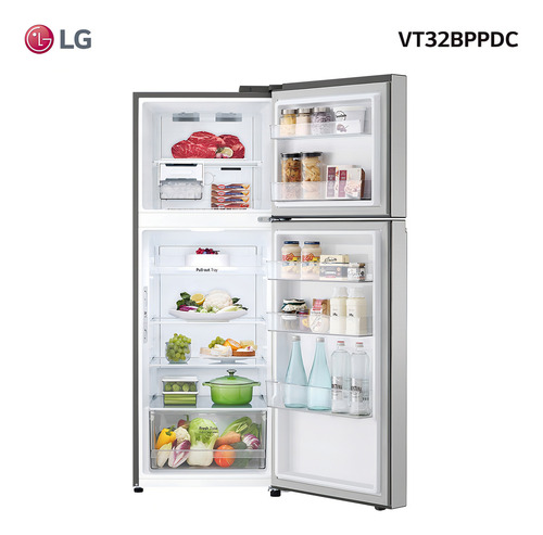 Refrigerador Lg Inverter 340 Lt Vt32bppdc - Queoferta.uy Gris