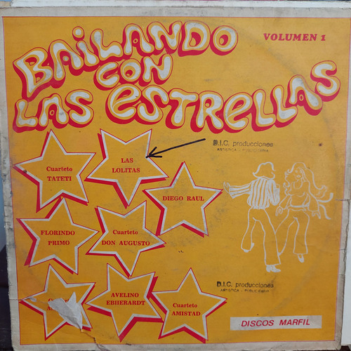 Vinilo Bailando Con Las Estrellas Vol 1 Tateti Lolitas  C5