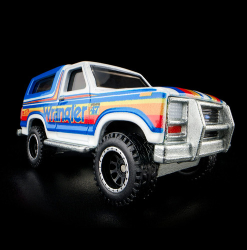 Hot Wheels 1985 Ford Bronco Wrangler (no Rlc) Color Azul
