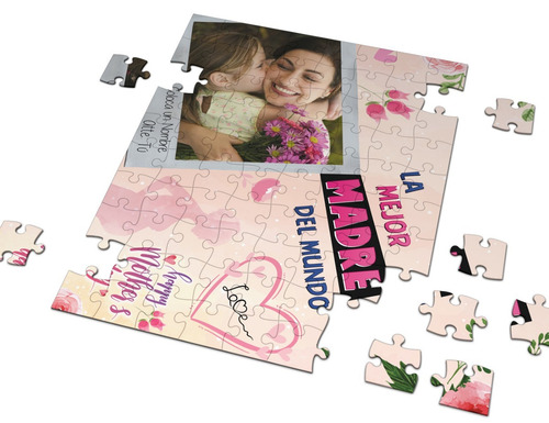 Rompecabezas Personalizado Mamá Día De Las Madres Puzzle
