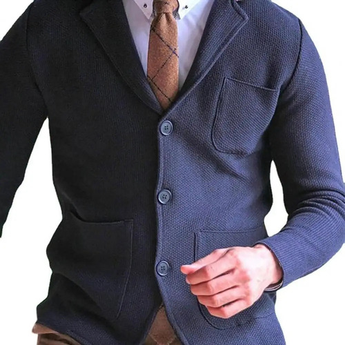 Suéter Casual De Punto Para Hombre  Abrigo  Cárdigan  Suéter