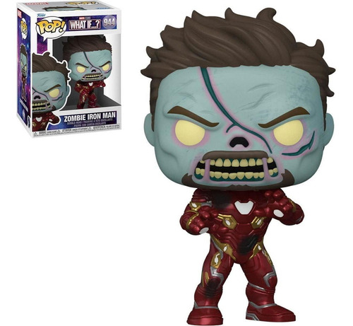 Figura de acción  Iron Man Zombie pop de Funko Marvel