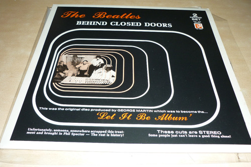 The Beatles Behind Closed Doors Vinilo Doble 10 Puntos 
