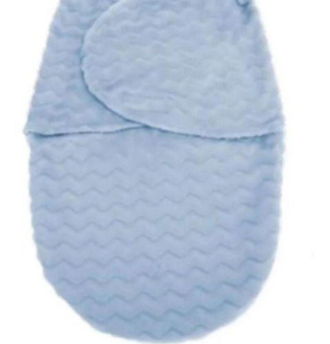 Saco De Dormir Bebê Coberta Manta Azul Soft Buba Baby