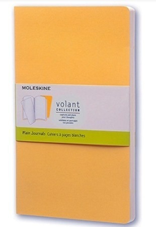 Libreta Moleskine Volant Large - Amarillo Plain X 2