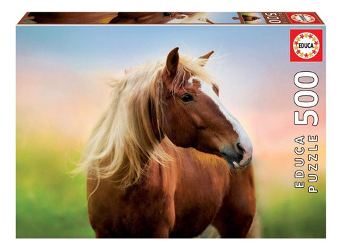 Puzzle Rompecabezas 500 Piezas Caballo Al Amanecer Educa