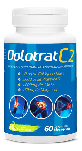 Dolotrat C2 Colageno Tipo Ii 40g 60 Comps