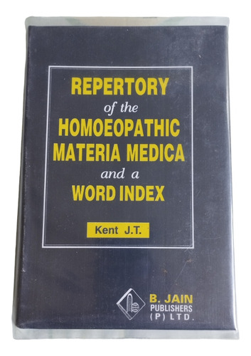 Repertory Of The Homeopatic Materia Medica And A Word Index