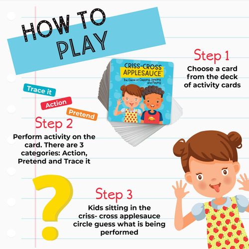 Juego Briarpatch Criss-cross Applesauce Para Niños De Preesc