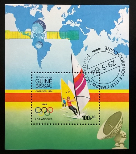 Guinea Bissau Deportes, Bloque Sc. 578 Año 1984 Usado L10866