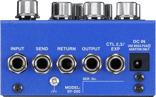 Pedal de sintetizador imediato Sy-200 Boss