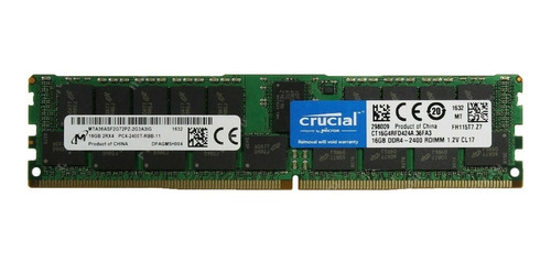 Imagem 2 de 4 de Memória Ram 16gb Ddr4 2400mhz Ecc - Proliant - Dl160 Gen9