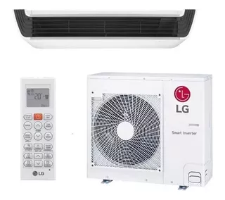 Aire acondicionado de techo LG Inverter Split Q/f 35000 Btu, color blanco, 220 V, unidad exterior, voltaje 220 V