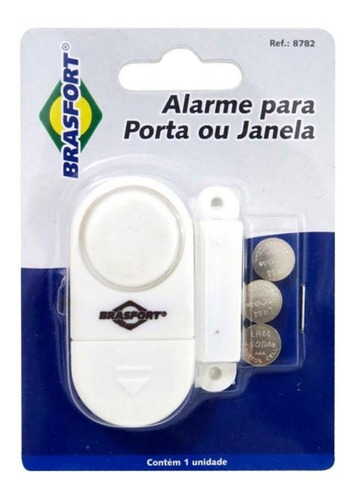 Alarme Sonoro Para Porta E Janelas Brasfort