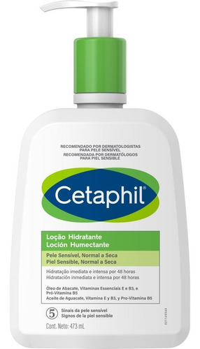 Loción Humectante Cetaphil Piel Sensible Normal A Seca 473ml