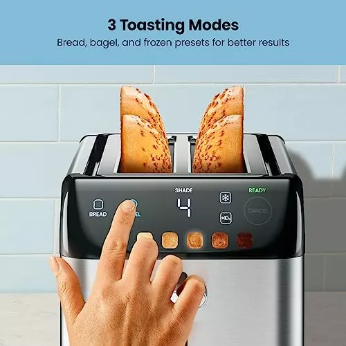 Tostadora Digital Chefman Smart Touch De 4 Planchas, Paquete