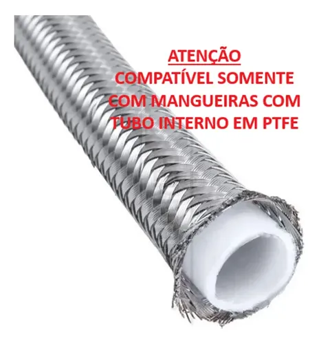 Conexão An10 10an 45 Graus Mangueira Aeroquip Ptfe | Parcelamento