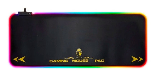 Mouse Pad Gamer Rgb Led Colores Xxl S4000 80x30cm 4mm Usb