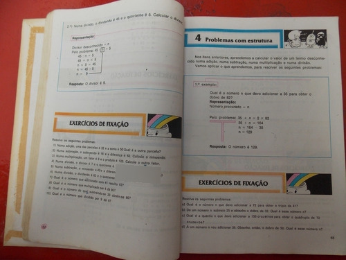Conquista Da Matemática 4 = Método Experimental De 1986 = Livro De José Ruy Giovanni (Usado)