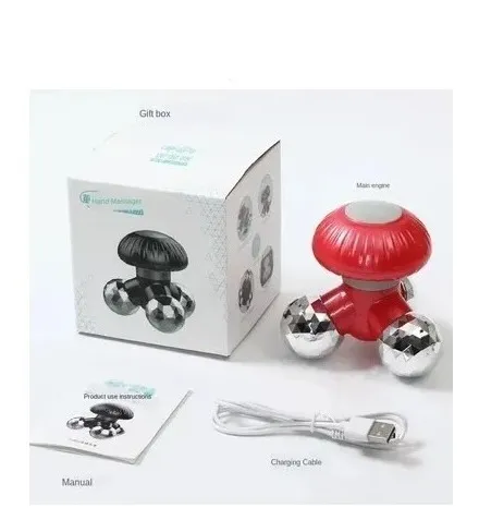 Mini Masajeador Eléctrico Usb Con Forma De Champiñón