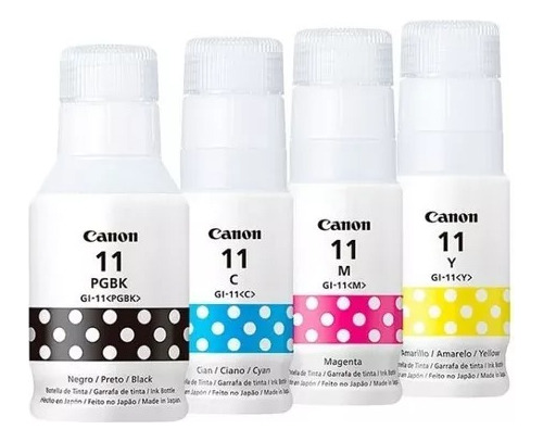 Tinta Canon Gi-11 Alternativa 4 Colores