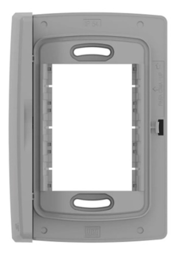 Tomada 2p+t 20a Weg Composé Cinza Uso Externo C/tampa Ip-54