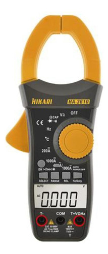 Alicate amperímetro digital Hikari HA-3610 1000A 