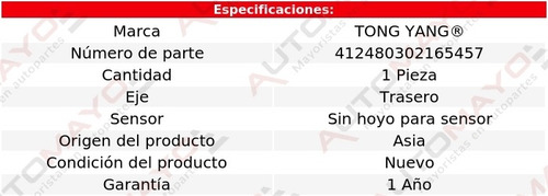 Una Defensa Trasera Tong Yang Challenger 2008-2014