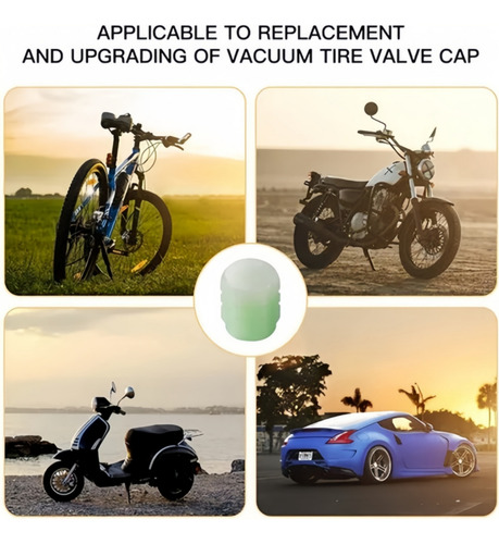 Tapas Decorativas Para Válvulas Luminosas De Coche, 40 Pieza
