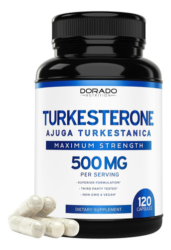 Turkesterona De 500 Mg Ganar Masa Muscular Mejor Rendimiento