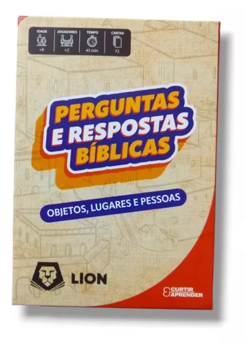 Jogo de cartas Perguntas e Respostas Biblicas