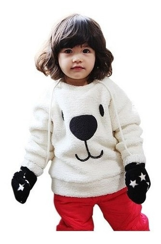 Blusa Outono Inverno Panda Roupa De Frio