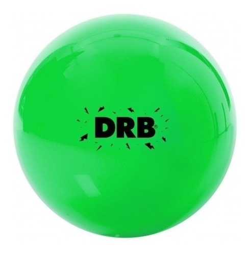 Pelota Ritmica Drb Gimnasia Deportiva Pvc Brilloso 16-18 Cm Color Verde 16 Cm (300 Gr)