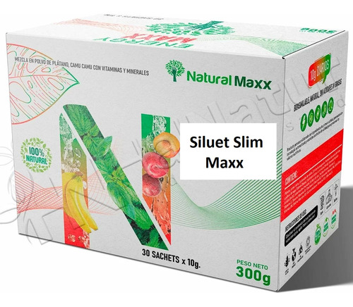 Siluet Slim Maxx Eficaz Para Bajar De Peso Caja 30 Sachets 