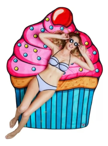 Toalla De Playa De Cupcake Big