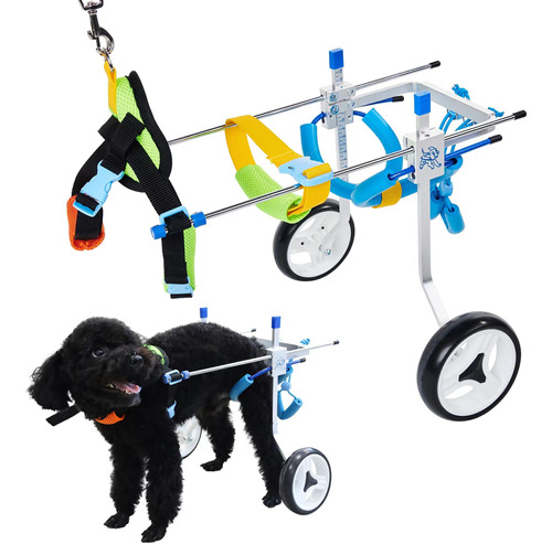 Silla De Ruedas Ajustable Para Perros Para Patas Traseras, S