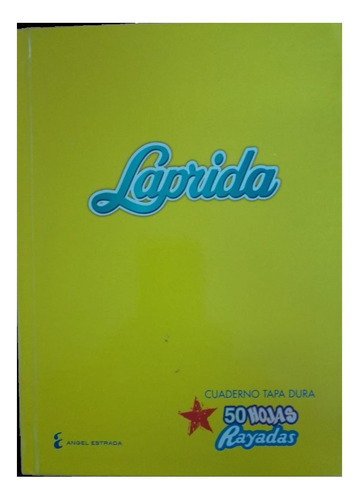 Cuaderno Laprida Tapa Carton Dura X50 Hojas Para Forrar Color Rayado
