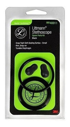 Kit Reparo Littmann Estetoscópio Master Cardiology Preto 40011