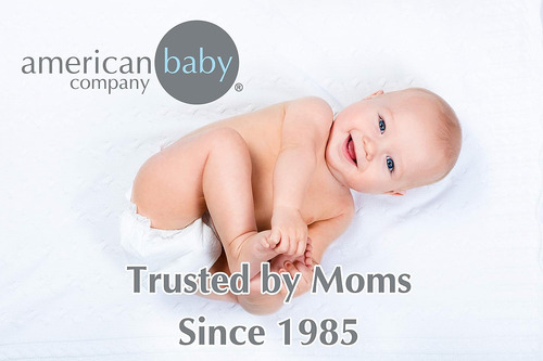 American Baby Company 2 Pack Impreso 100% Algodón Natural Px