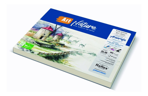 Papel Para Acuarela 35 X 50 Plantec X 20 H 13794 300 Gr