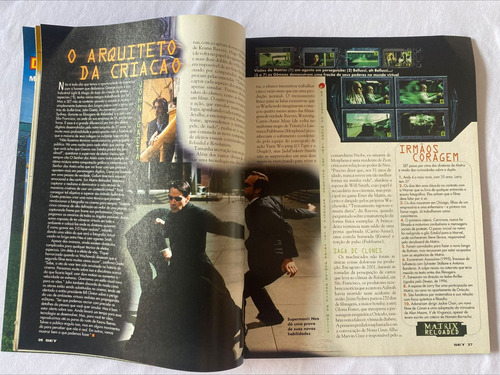 Revista Set 191 Matrix Reloaded Filosofia Kungfu Filme 17302 (Usado)