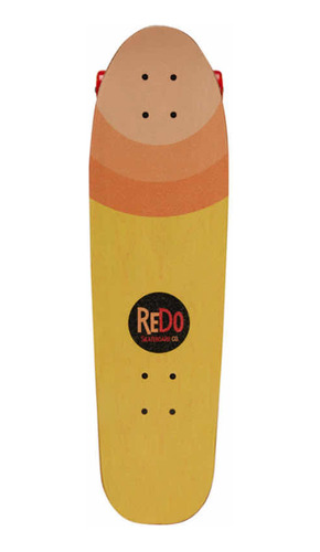 Tabla Redo Skateboard Zodiac Premium Cruiser Yellow Mingo