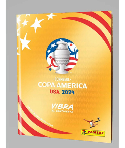 Álbum Gold Oro Solo Nuevo En Caja Copa América 2024 Panini