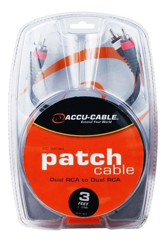 Cable Audio Dos Rca Macho A Dos Rca Macho 1.80mts Pactcheo