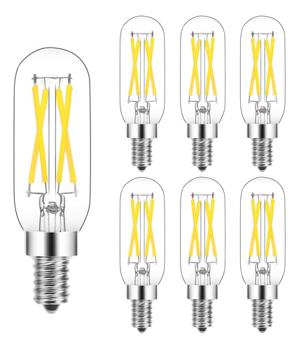 Bombilla Led Edison T8 E12 Regulabl Estilo Vintage 4 W Mini