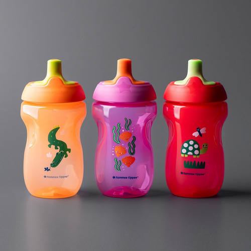 Botella De Agua Tommee Tippee Sporee, Para 12 M+, 10 Oz, De