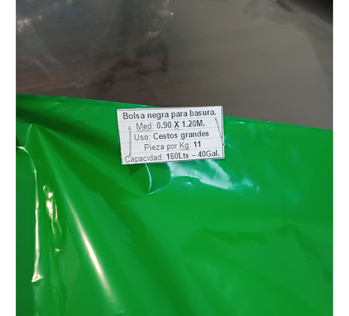 Bolsa Verde O Azul Separa-clasifica Basura 90x1.20m 44pz