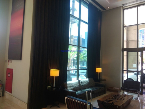 Imagem 4 de 15 de Apartamento Studio Mobiliado 29m², 01 Dormitório, 01 Banheiro E 01 Vaga Na Garagem. Condomínio Com Portaria 24hrs, Piscina Adulto E Infantil - 22062208 - 71147480